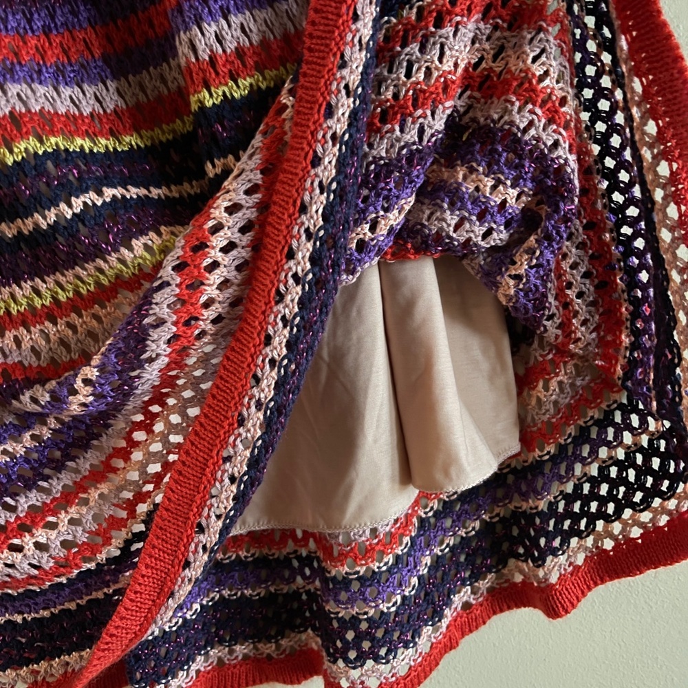CECILIA PRADO Katie Knit Mini Skirt Multicolored Sz XL - Picture 5 of 6
